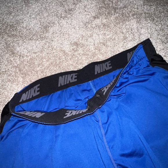 Blue Nike Basketball Shorts - Picture 3 of 3